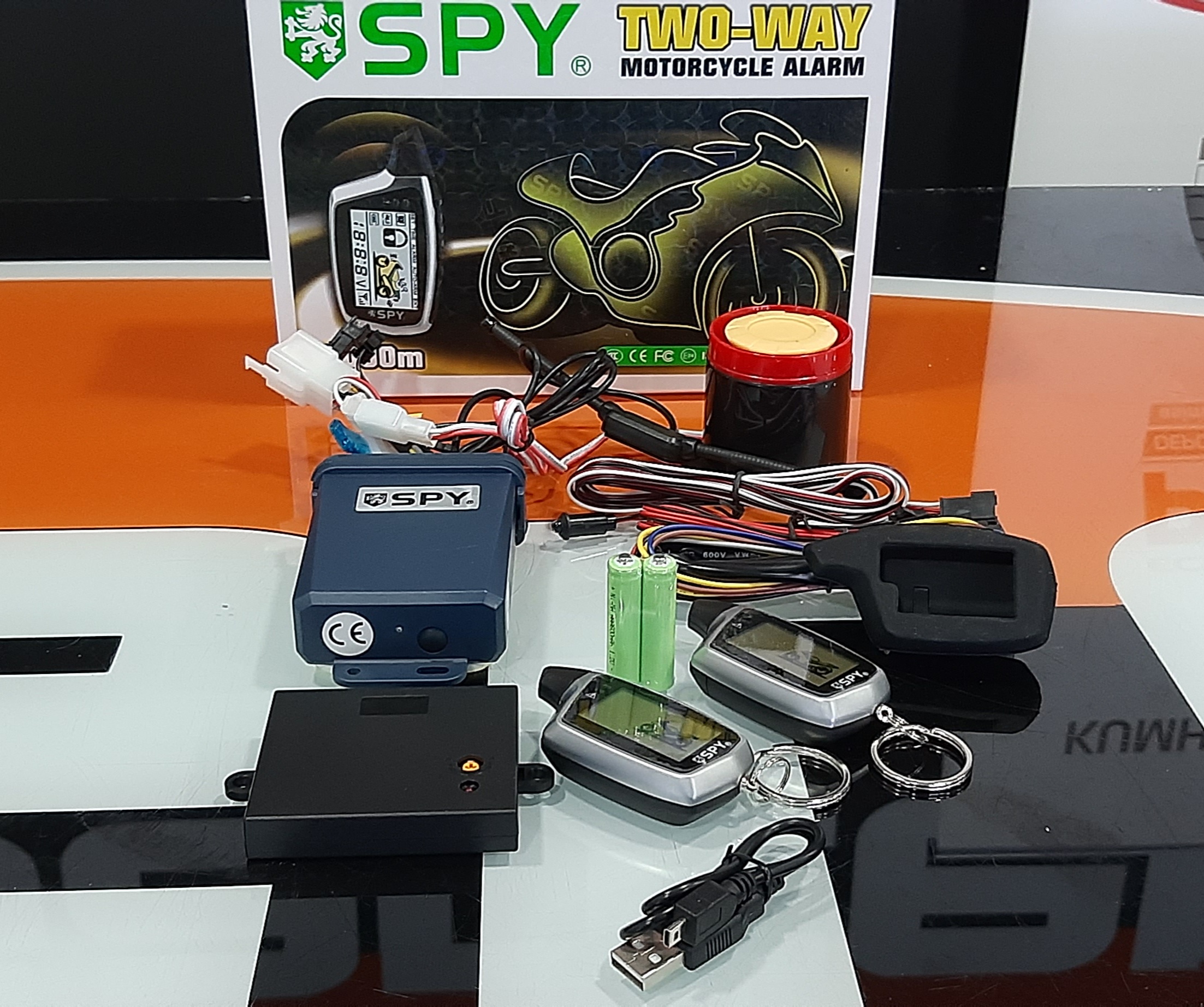 Alarme SPY Pager 5000m C/Starter MOTO 