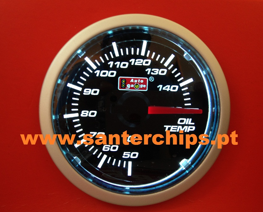 Manometro de Temperatura de Oleo AUTOGAUGE 52mm Stepper Motor Swiss Movement